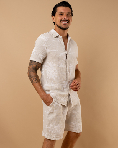 Chemise palmiers