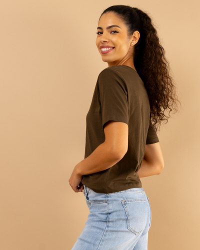 T-Shirt col v