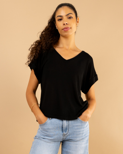 T-Shirt v maille