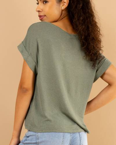 T-Shirt v maille