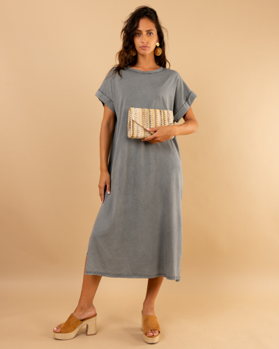 Robe longue coton