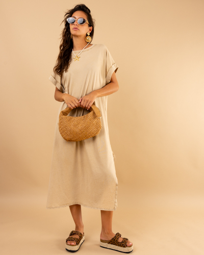 Robe longue coton