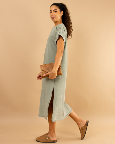 Robe longue coton