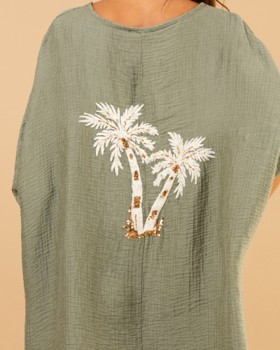 Robe dos palmiers