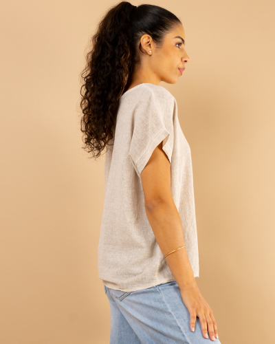 T-Shirt lin étoile