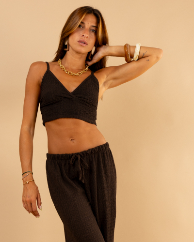 Bralette gaufre