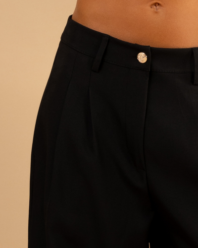Pantalon pinces bouton