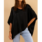 Blouse oversize satin