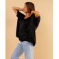 Blouse oversize satin