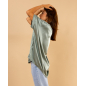 Blouse oversize satin