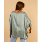Blouse oversize satin