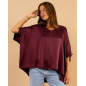 Blouse oversize satin