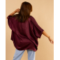 Blouse oversize satin