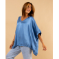 Blouse oversize satin