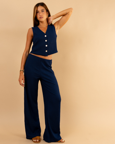 Pantalon gaufre
