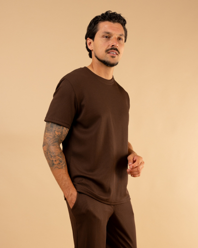 T-shirt nid d'abeille