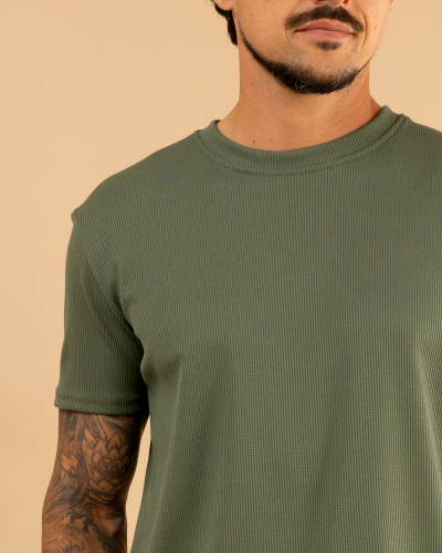 T-shirt nid d'abeille