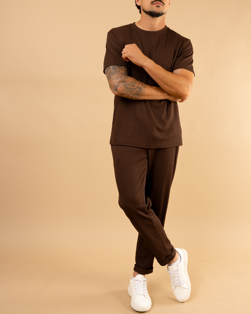 Pantalon nid d'abeille