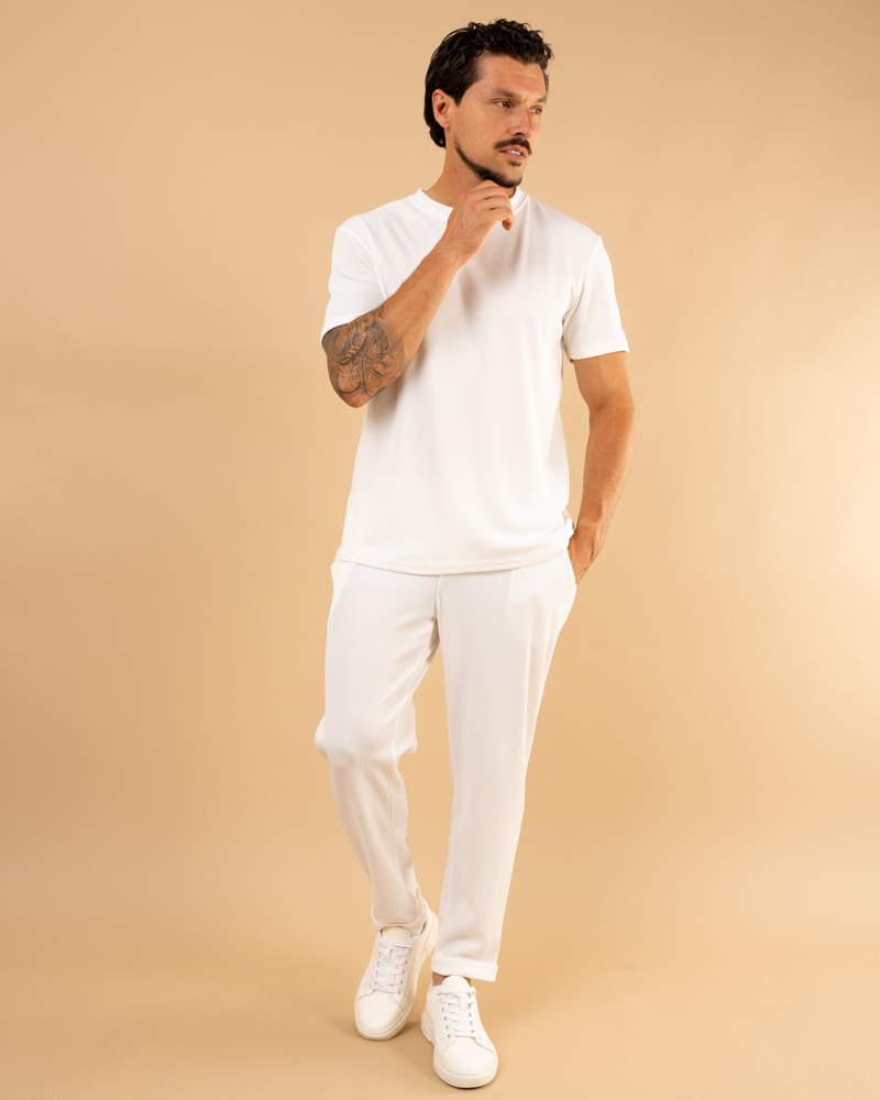 Pantalon nid d'abeille