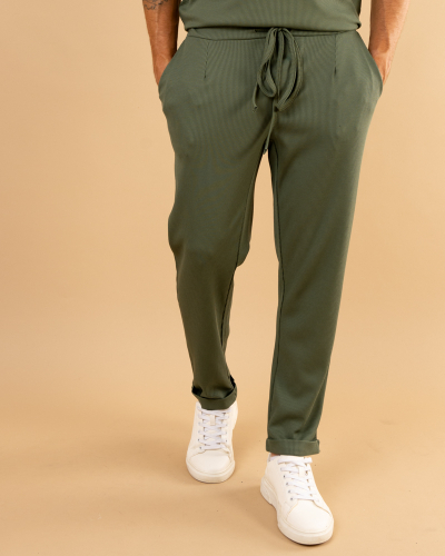 Pantalon nid d'abeille