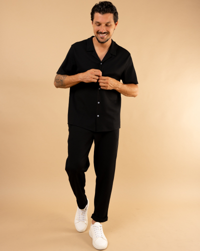 Chemise nid d'abeille