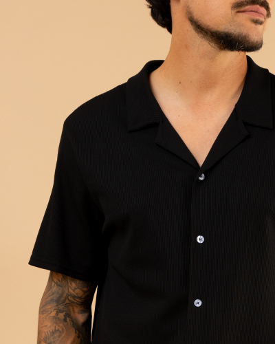 Chemise nid d'abeille