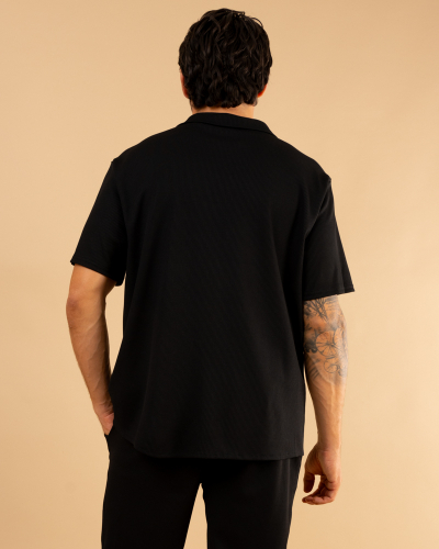 Chemise nid d'abeille