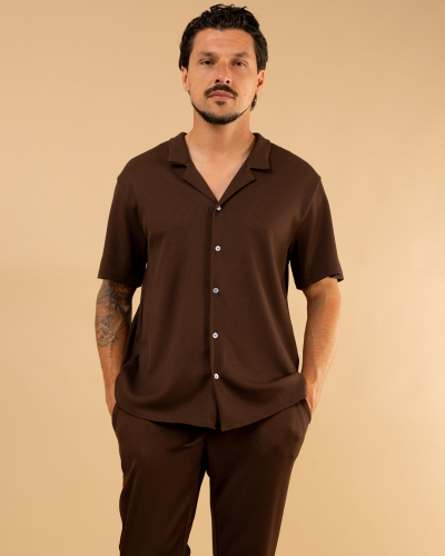 Chemise nid d'abeille