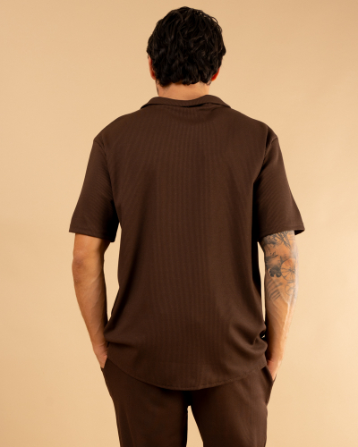 Chemise nid d'abeille