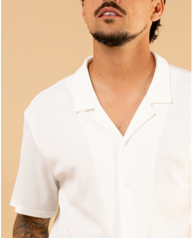 Chemise nid d'abeille