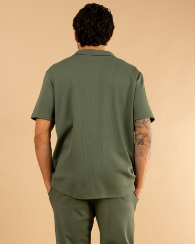 Chemise nid d'abeille