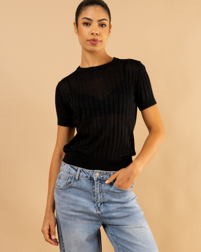 T-shirt maille lurex