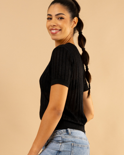T-shirt maille lurex