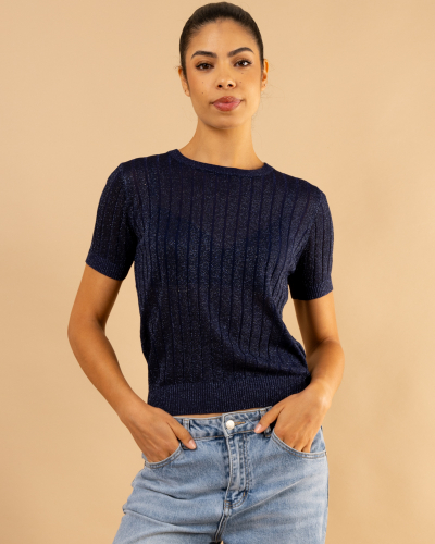 T-shirt maille lurex