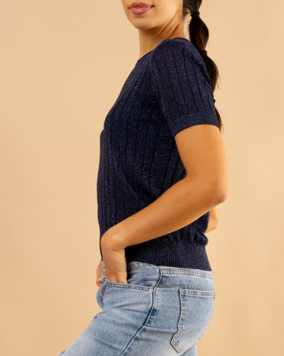T-shirt maille lurex