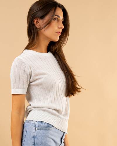 T-shirt maille lurex