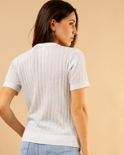 T-shirt maille lurex