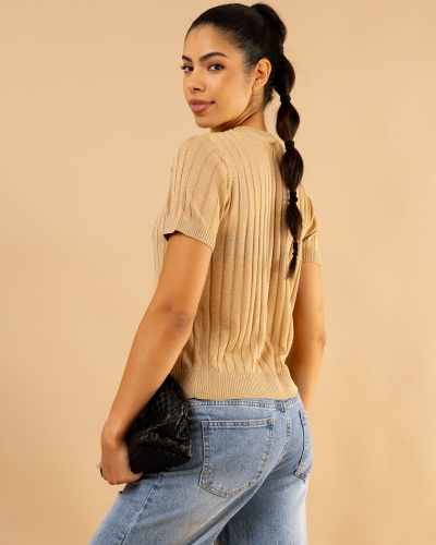 T-shirt maille lurex