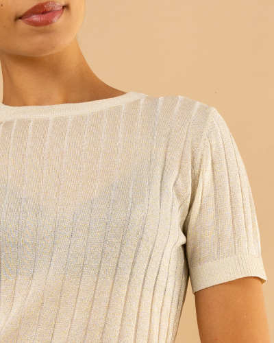 T-shirt maille lurex