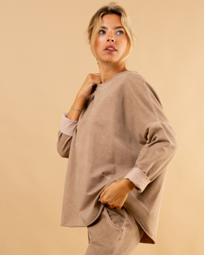 Sweat délavé