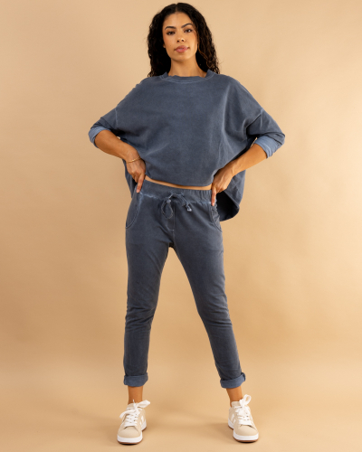 Jogging uni délavé