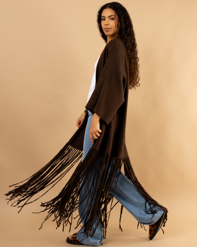 Gilet franges Julia