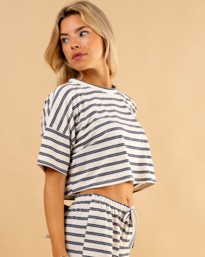 T-shirt rayé Marcel