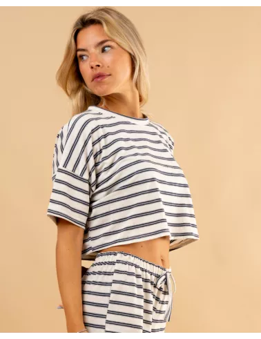 T-shirt rayé Marcel