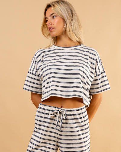T-shirt rayé Marcel