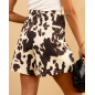 Jupe short vache