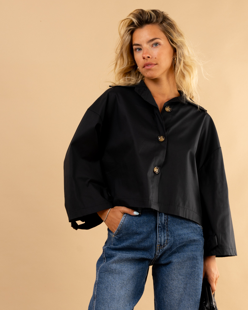 Chemise effet trench