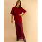 Robe t-shirt dentelle