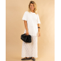 Robe t-shirt dentelle