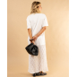 Robe t-shirt dentelle